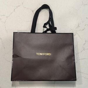 Tom Ford Brown gift Bag with Black Handles
